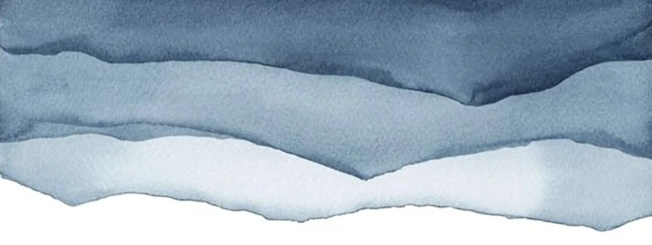 Abstract layered gray and light blue watercolor pattern